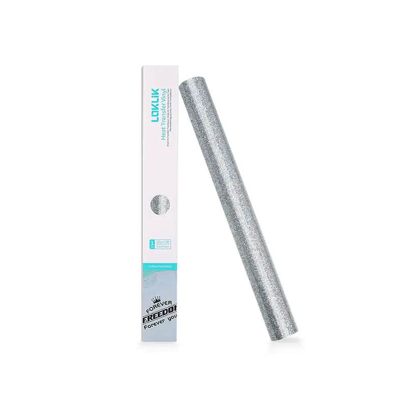 <tc>Hőtranszfer fólia Csillámos - ezüst - 30,5 x 90 cm</tc>