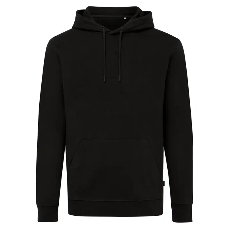Jasper Black Recycled Cotton Hoodie
