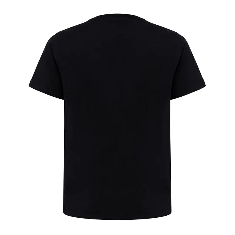 Black Lightweight Recycled Cotton T-Shirt for KIDS