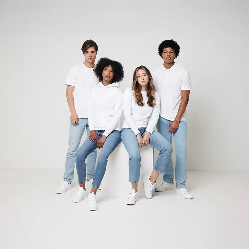 Yosemite White Recycled Cotton Polo Shirt