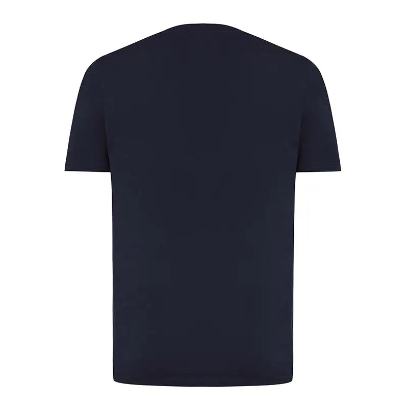 Brett Navy Recycled Cotton T-Shirt