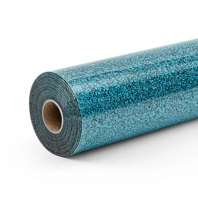 <tc>Hőtranszfer vinyl Csillámos - Világoskék - 30,5 x 90 cm</tc>