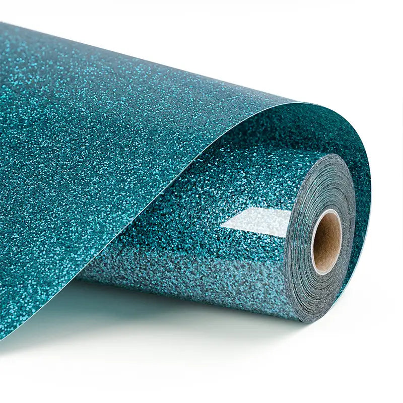 <tc>Hőtranszfer vinyl Csillámos - Világoskék - 30,5 x 90 cm</tc>