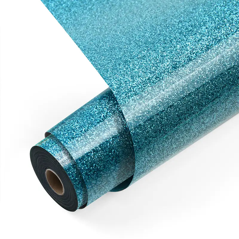 <tc>Hőtranszfer vinyl Csillámos - Világoskék - 30,5 x 90 cm</tc>