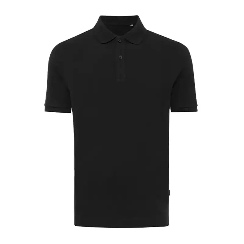 Yosemite Black Recycled Cotton Polo Shirt